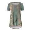 Damen Kurzarm Plissee Lose Tops Plus Size Casual Tops V-Ausschnitt Kurze Ärmel Casual Sommer T-Shirts Damen Tops T-Shirts Shirts