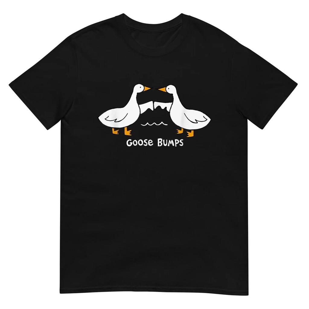Untitled Goose Games Mír nikdy nebyl možnost T-shirt s krátkým rukávem Letní Vtipná Ležérní Trička Grafické Oblečení