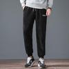 Men's Corduroy Fleece-Lined Drawstring Jogger Pants