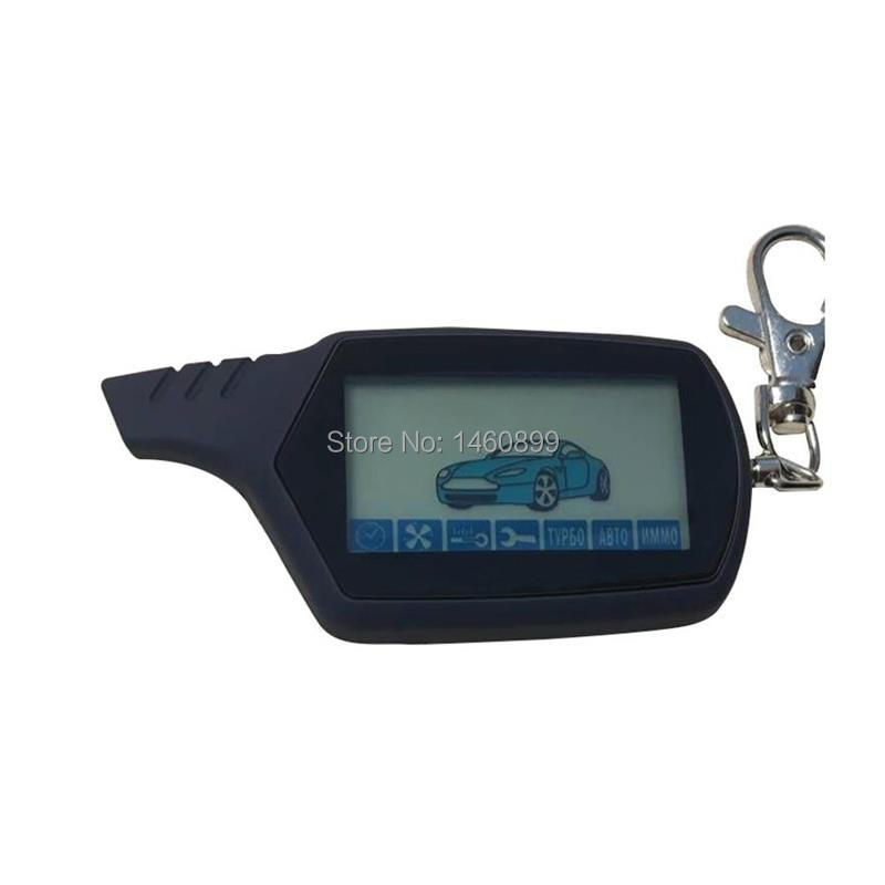 A91 2-way LCD Remote Control Key For Russia Original Dialog Security Two way Car Alarm System Engine Start Starline A91 Keychain