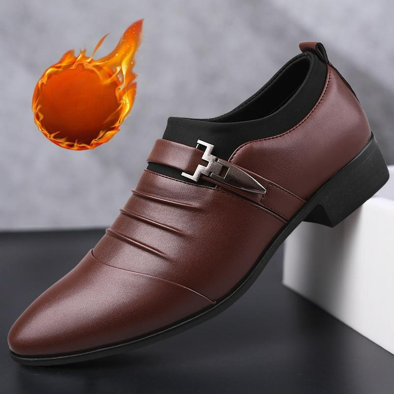 Herrenschuhe Business Lederschuhe Luxus Slipper Oxfords Spitzschuh Herren Hochzeitsschuhe Loafer Klassische Übergröße Formeller Schuh