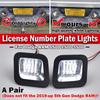 2Pcs Car LED License Number Plate Lights For Dodge RAM 1500 2500 3500 Trunks 2003-2010 2011 2012 2013 2014 2015 2016 2017 2018