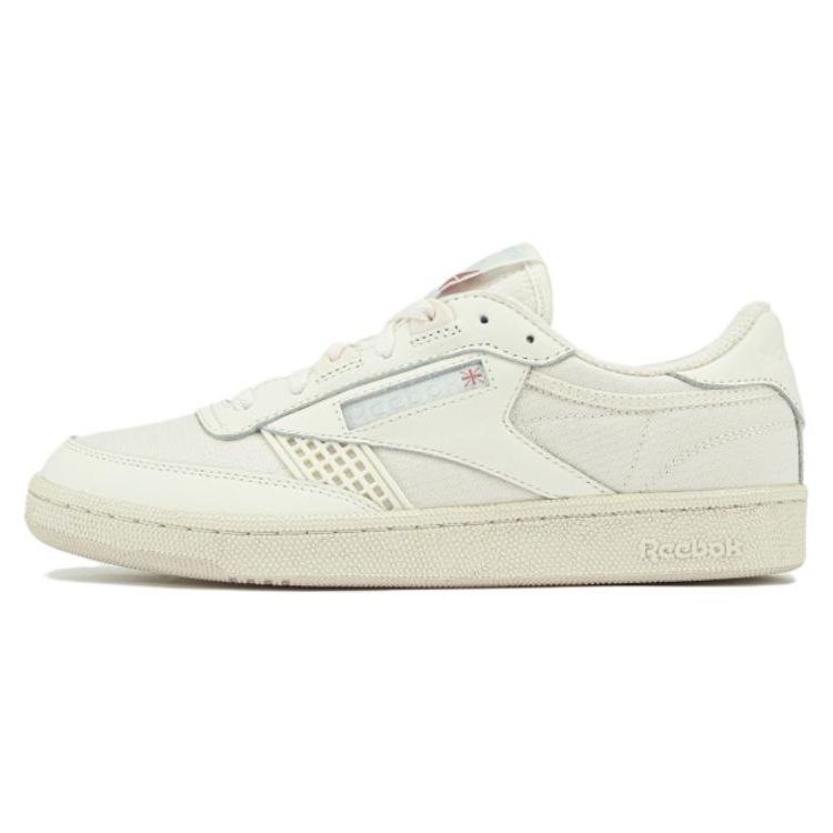 Reebok Club C 85 Vintage Comfortable Versatile Low-Top Sneakers Unisex Sneakers Off-White 100032996