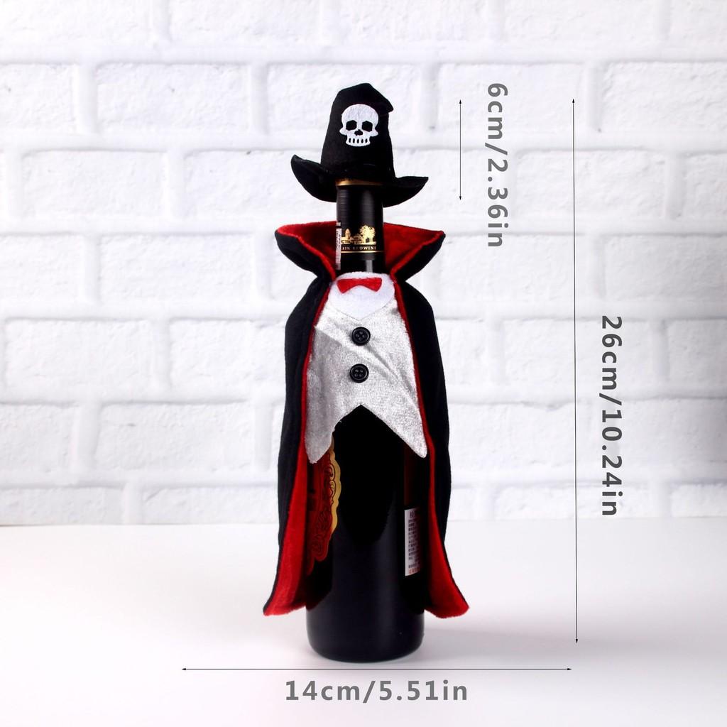 Vampire Halloween Cloak Wine Bottle Wrap Nonwoven Material Festives Gifting