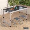 Portable Aluminum Folding Table - Multifunctional Dining, Study, or Outdoor Use