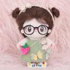 Cotton Doll Accessories Clothes Set Uniform Skirt Dressable Girl Doll Fried Hair Wig Doll