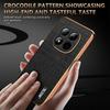 AZNS For Xiaomi Redmi Note 15 Pro 5G (Global) Case Electroplating Crocodile Texture PU + TPU Phone Cover