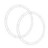 Wreath Frame Round Metal Wreath Form Wreath Ring Design for DIY Crafts Floral Projects Home Decor Holiday Weddings White