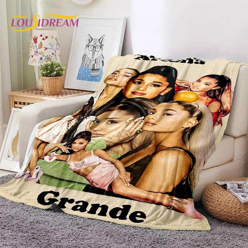 3D Ariana Grande Katze Ari Sänger Weiche Decken, Warme Kuscheldecke Bequeme Decke für Picknick Betten Sofa Zuhause Schlafzimmer Geschenk