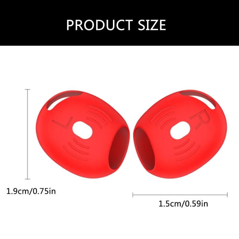 Silicone Earbud Tip Protective Covers Comfortable for Air Pods 4 Earphone Noise Isolation Prolonged Use Durability 5Pair