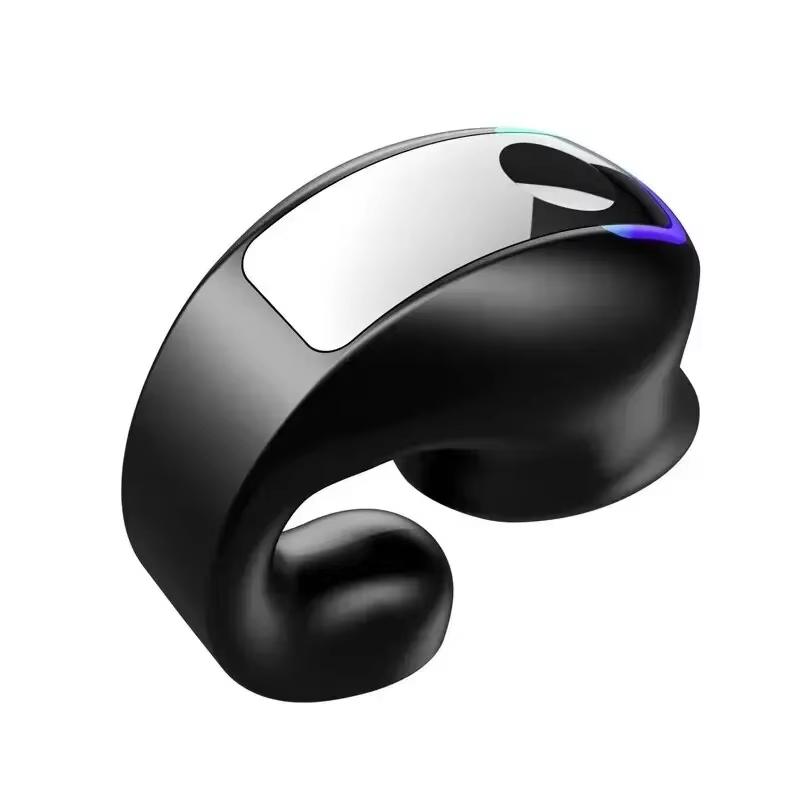 

Bluetooth Earphone Clip On Monaural Inear Motion Stereo Bone Conduction Gd28 Business Wireless Earphone Mini Monaural Tws чорний