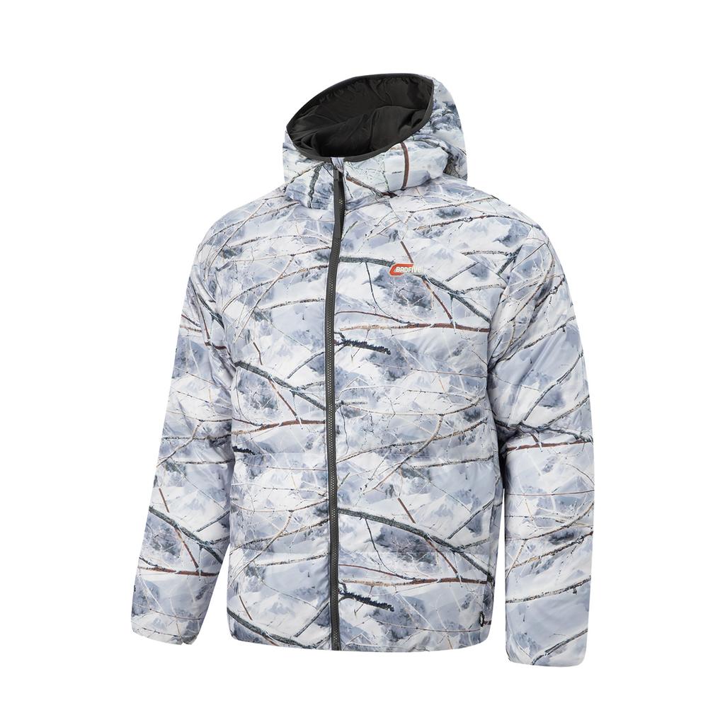Li Ning Badfive Lockere Kapuzen-Daunenjacke mit Logo für Herren Oberbekleidung AYMV353-1