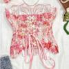 Slim Fit Underwear for Women Shapers Lace-up Corset Spicy Girl Style Lace Fishbone Shapewear  Women