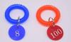 Aloala Wrist Key, Stretchable Coil Key Ring, Spiral Spring Band, Locker (5 Colors, Set of 100)