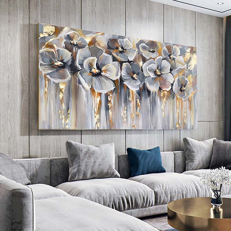 Abstract Flower Landscape Canvas Painting Art Wall Art Picture Posters and Prints Wall Painting Living Room Home Decoration