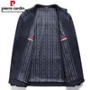 Pierre Cardin Men's Windproof Wrinkle-Resistant Stand Collar Jacket