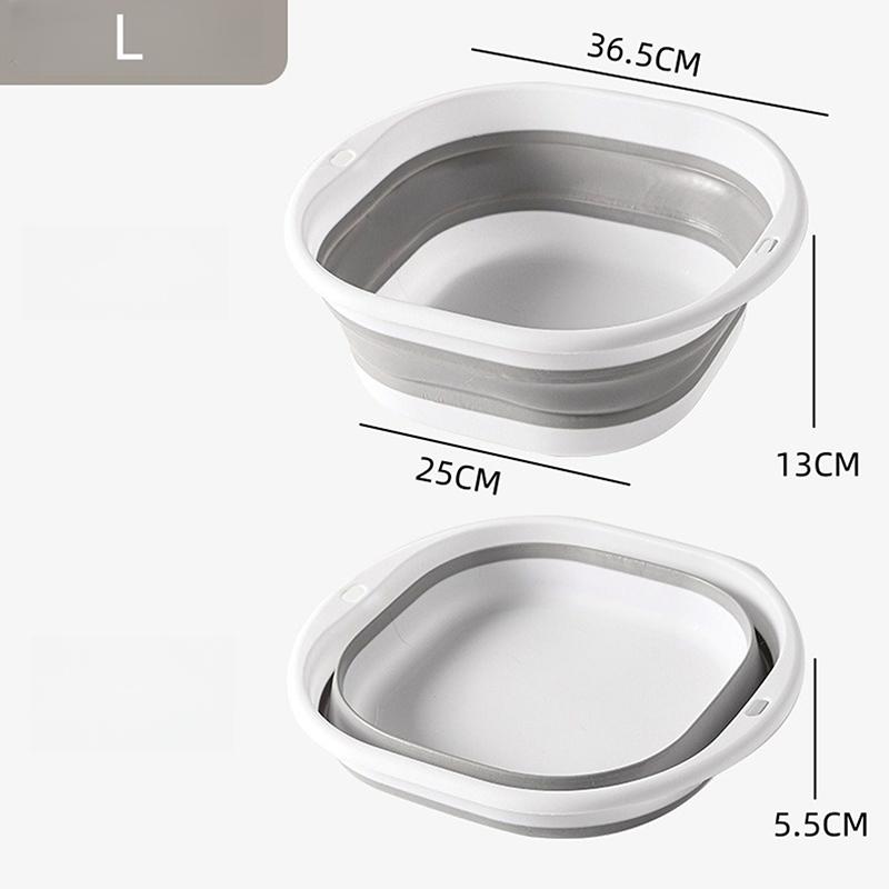 Travel Big Washbasin Folding Washbasin Portable Household Compression Basin For Student Dormitory Bathroom Accessories