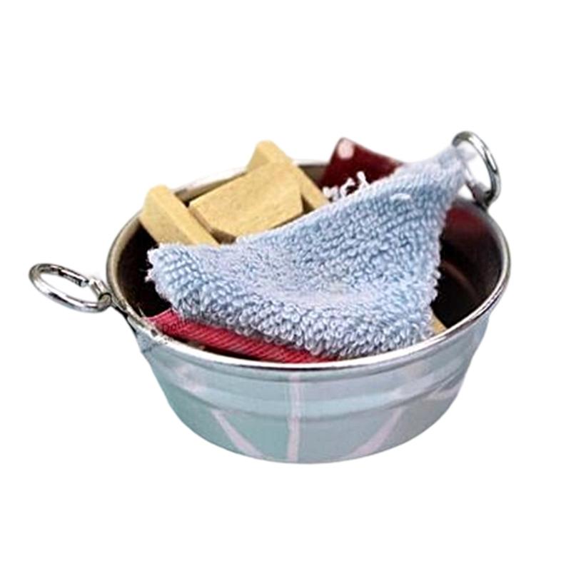 

Realistic Dollhouses Washing Basin With Plastic Construction For 3+ Years Kids Role Play Scene 1