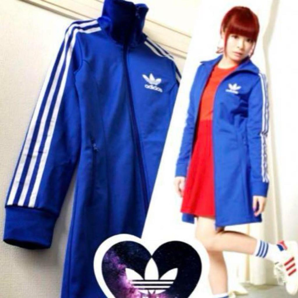 [USED] Ultra rare adidas Y2K jersey long dress by TWICE Sana