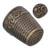 10pcs Safe Grip Design Finger Protectors Vintage Bronze Quilting Thimbles  For Home Use
