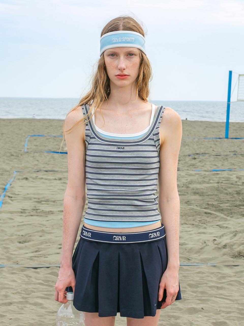 Grove Julian Sleeveless (Melange Gray) Melange Grey/F