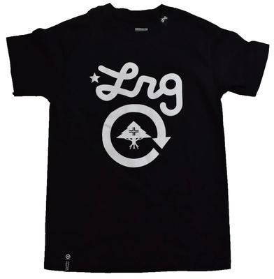 LRG Lifted Research Group Herren Logo Plus Schwarz Shirt NWT Klein