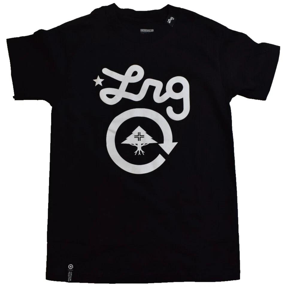 LRG Lifted Research Group Mens Logo Plus Black Shirt NWT Small 2XL