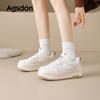 Augusteng Thick-soled Velvet New Autumn and Winter Lightweight Soft-soled Casual Board Shoes Sports Cotton Shoes