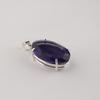 Pendente Fatto a Mano in Argento Sterling 925 con Gemma Iolite per Donna, Gioiello in Argento per Madre/Moglie PP-64-4