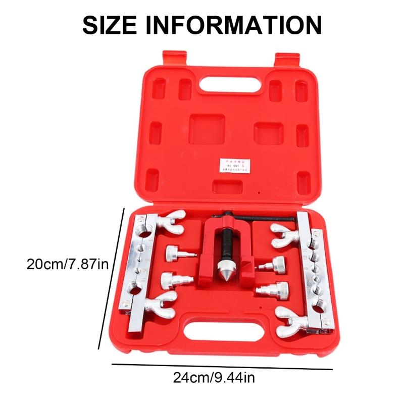 Tube Cutter Flaring Tool Kit Manual Pipe Expanders Metric Expansion Mouthparts Device Air Conditioning Tube Expanders