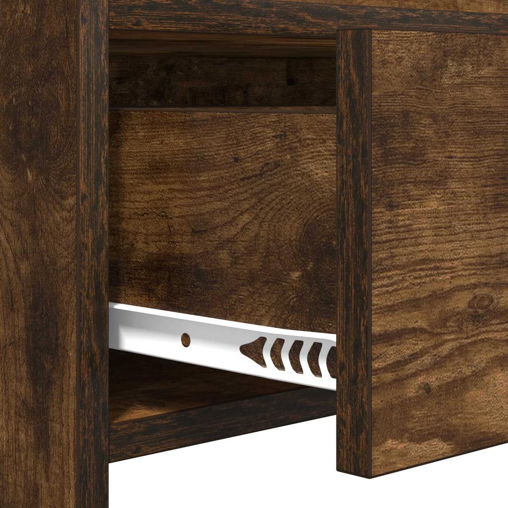 Shoe Cabinet Smoked Oak 73.5 x 36 x 92 cm Engineered Wood