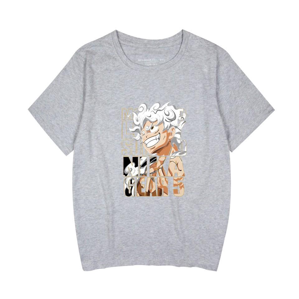 ONE PIECE Anime Clothing Trendy Tees Loose Casual Crewneck Tops for Women Men Short Sleeve T Shirts