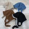 Hat Women's Winter Velvet Thickened Pilot Hat Outdoor Riding Cold Protection Ear Protection Lamb Wool Lei Feng Hat Men