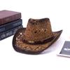 European and American New Western Denim Straw Hat Maran Hand-woven Western Denim Hat