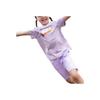Nike Casual Sports Suit Fashion Comfortable Soft Skin-Friendly Letters Kids Suits Pink Purple II6486-537