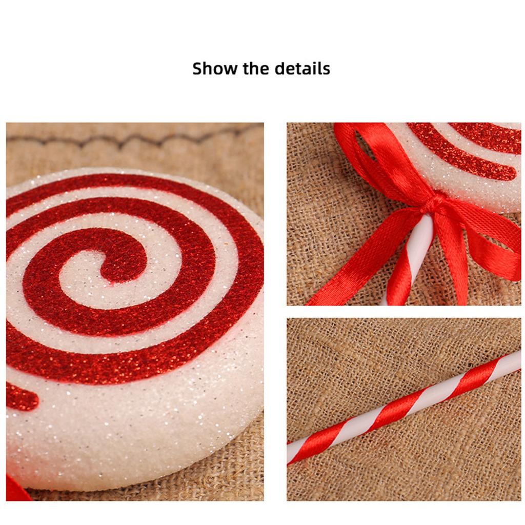 Colorful Christmas Lollipop Decorations, Creative Holiday Sticks, Candie, Christmas Tree Decorations, Props