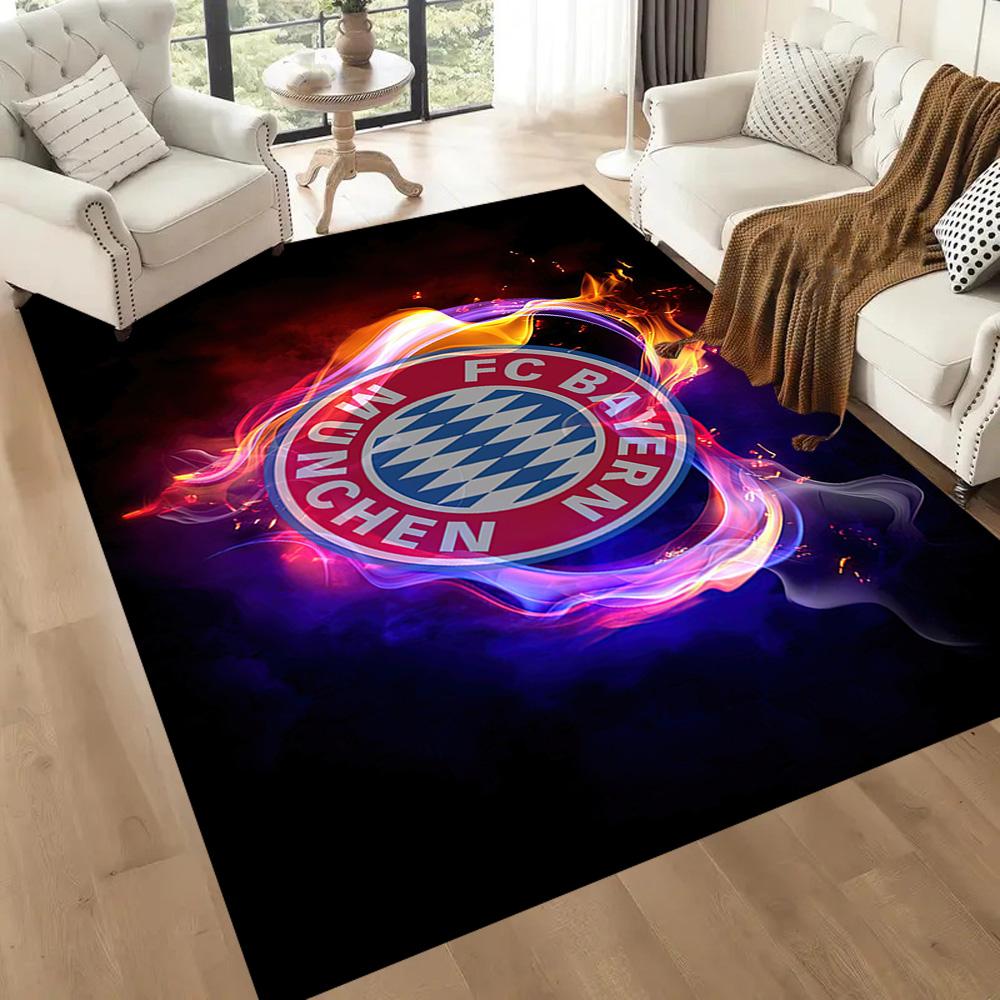 Bayern Munich Floor Rug Office Rug Suitable for Entryway Decorate room Game Room Living Rooms Antislip Carpet Anime Office Decor Gift for Festivals
