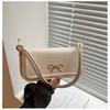 Korean Bowknot Shoulder Bag Solid Color Underarm Bag High Quality Bow Crossbody Bag  Ladies