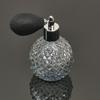 100ml Perfume Bottle Leak-Proof Fine Mist Faux Diamond-shaped Cutting Portable Vintage Air Balloon Refillable Glass Spray Bottle Gift Supply