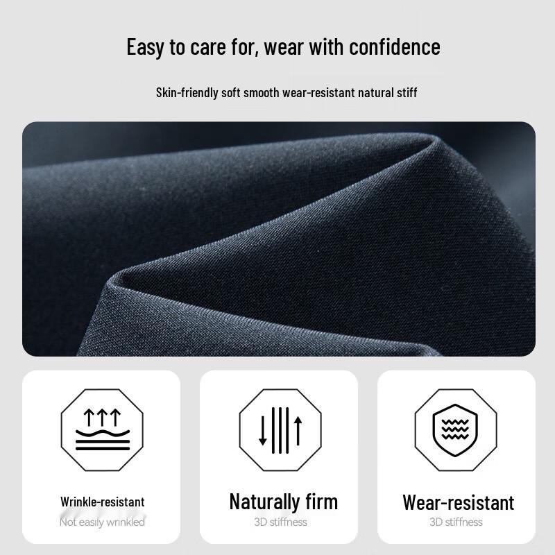 ROMON Men's Reversible Stand Collar Business Casual Jacket