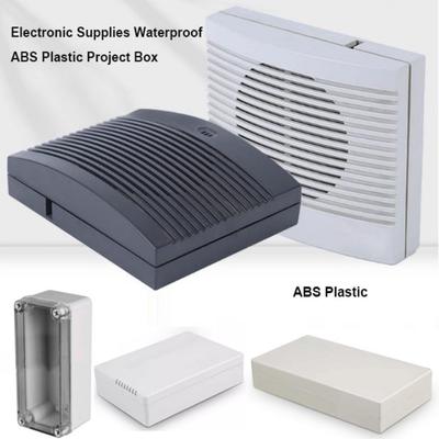 New Waterproof Project Enclosure Boxes White Black 8 Styles Storage Case ABS Plastic Housing Instrument Case Electronic Supplies