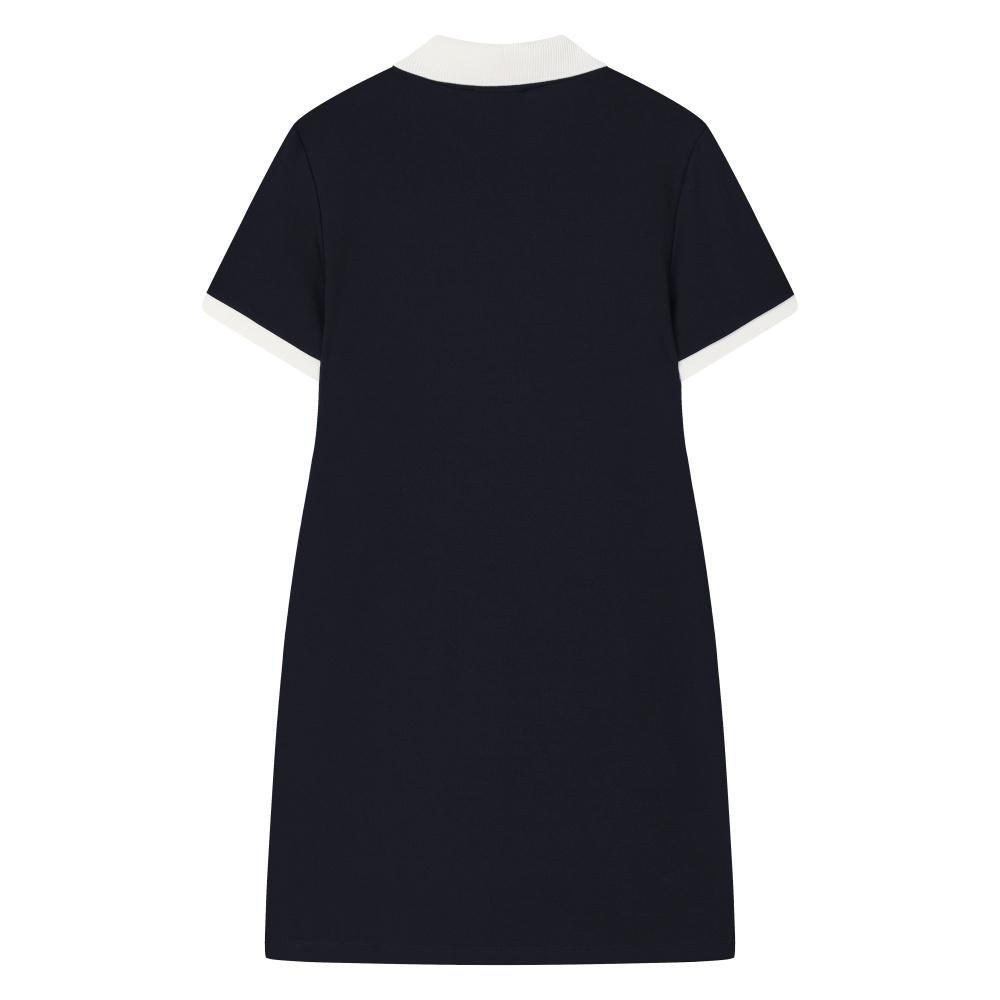 

New FILA ORIGINALE Short Sleeved Dress Women s Legend Blue F11W539302F-NV XL(175/92A)