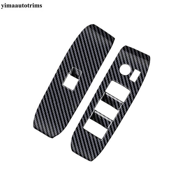 Armrest Window Lift Button Control Panel / Handle Bowl Cover Trim For Toyota Alphard / Vellfire AH30 2016 - ABS Accessories
