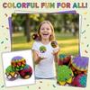 Set of 3 Kids Handcrafted Knitted Bean Bags for Indoor Outdoor Toss Games and Physical Activity Play Sack Hacky Sack
