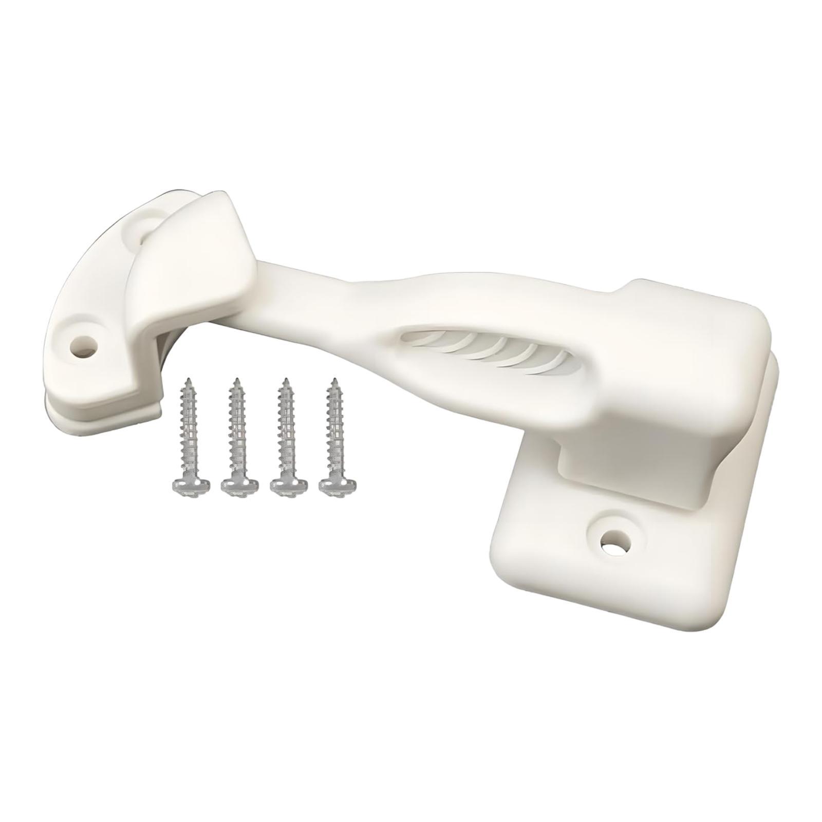 

RV Cabinet Latch Easy Installation with Mounting Screw Cabinet Door Latch for Office Travel Trailer Home Kitchen Campers белый