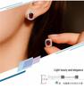 Square Sugar Series Luxury S925 Silver Needle Stud Earrings for Women