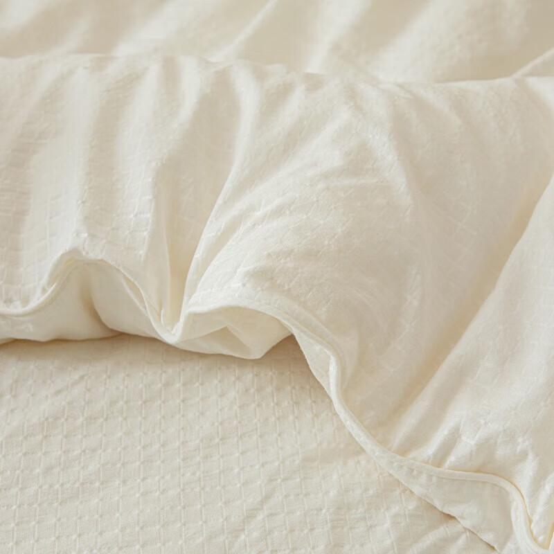 Muji Waffle Weave Soybean All-Season Quilt