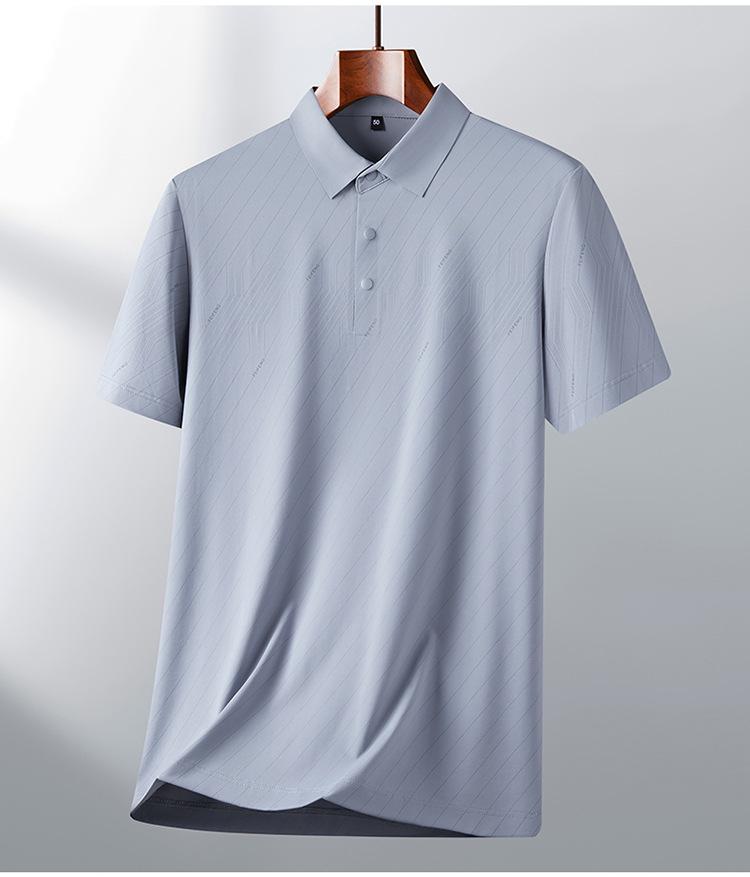 Men's Summer Cool Set: Short Sleeve T-shirt & Breathable Long Pants