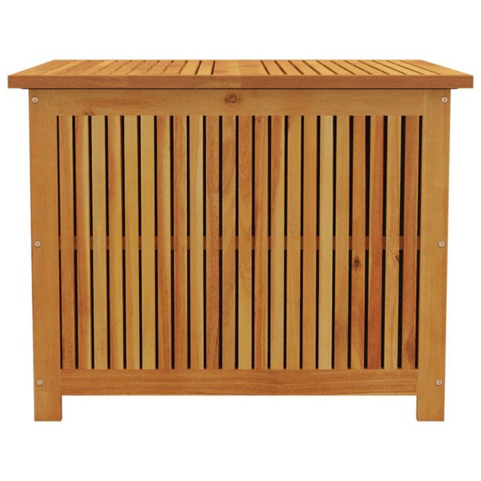VidaXL Boîte de rangement de jardin 75x75x58 cm bois massif d'acacia 319706