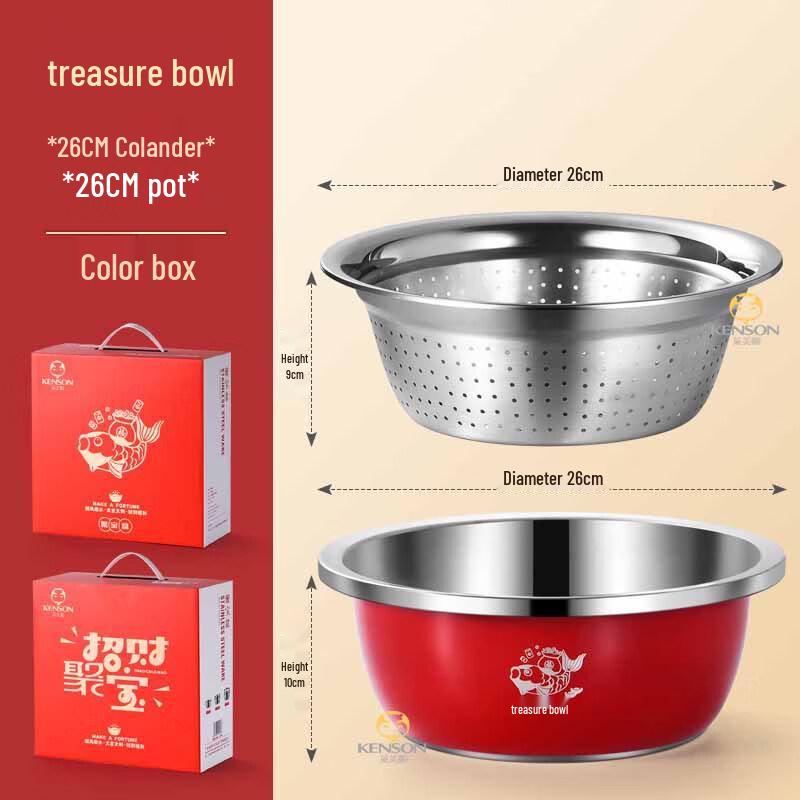 Tinle Stainless Steel Prosperity 3-Piece Gift Set